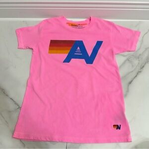 Aviator Nation Pink Kids T-Shirt Size 12